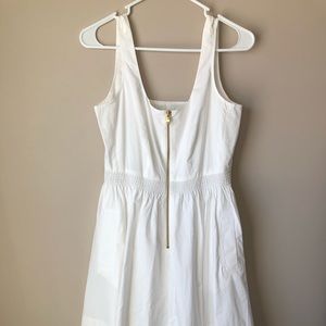 J. Crew Poplin Zip-front A-line Dress